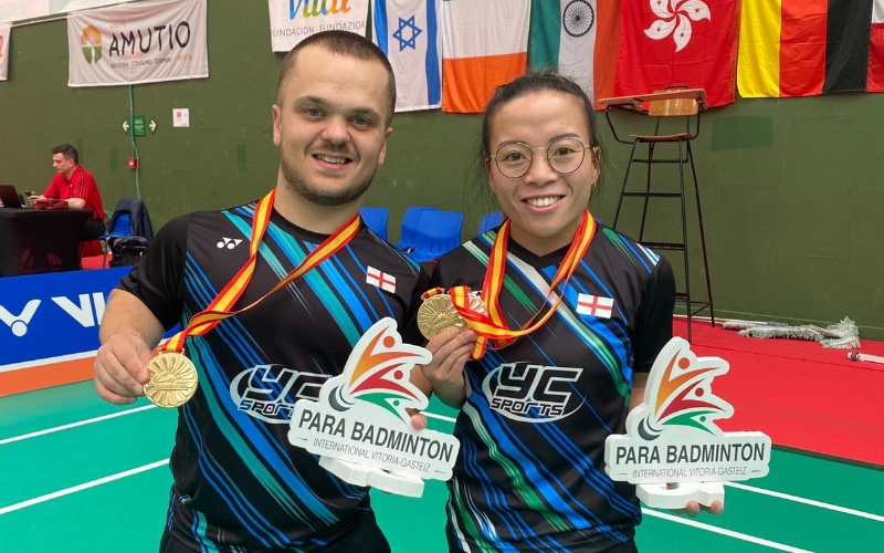 Shephard and Choong strike gold in Spain | Badminton England