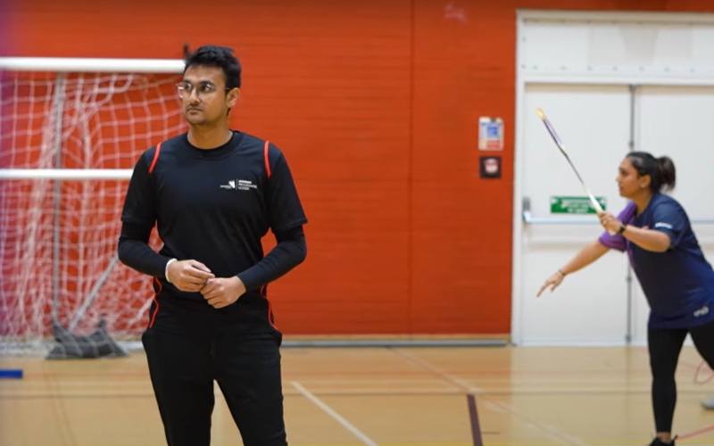 Shree Swaminarayan Mandir Bolton enjoying badminton fever Parth 800
