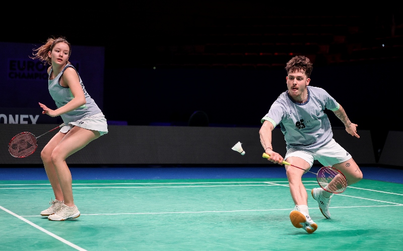 Hemming and Van Leeuwen make semi-finals of Denmark Challenge | Badminton England