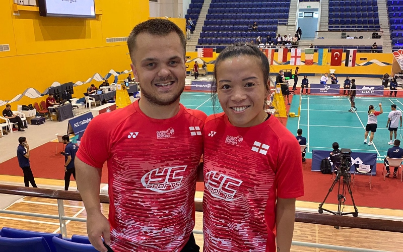 Choong claims double gold in Bahrain Choong Shephard Bahrain 800