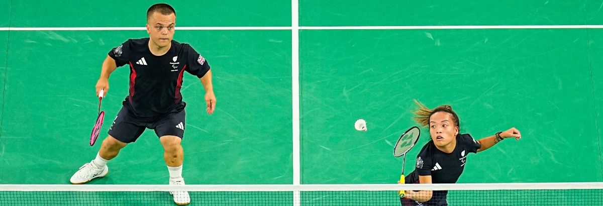 Jack Shephard and Rachel Choong play doubles in the Paris Paralympics Jack Shephard and Rachel Choong play doubles in the Paris Paralympics