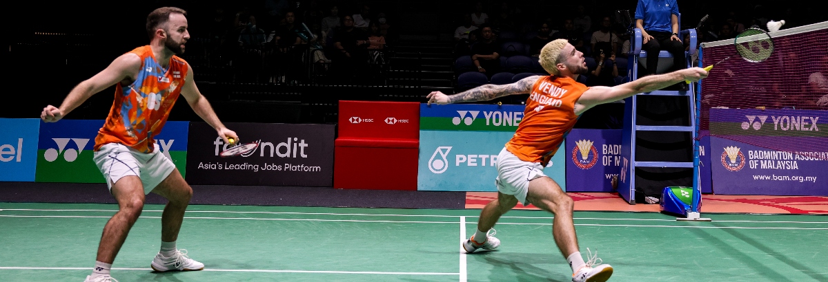 Ben Lane and Sean Vendy play in the India Open