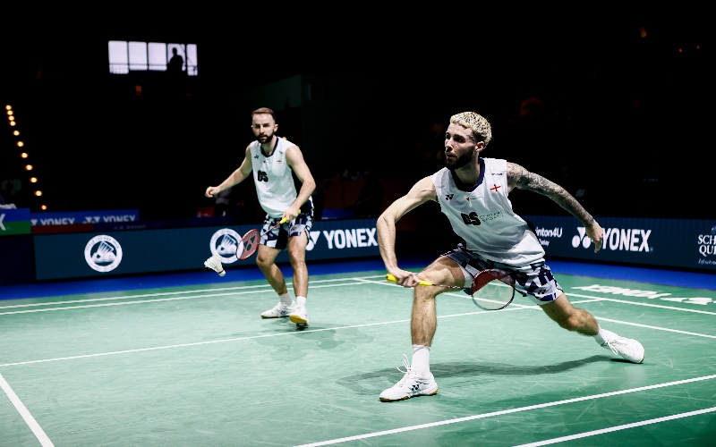 Ben Lane and Sean Vendy compete in the German Open